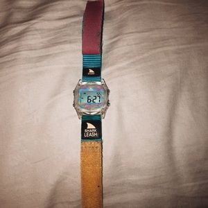 Shark Watch Classic Leash Clear/Cyan